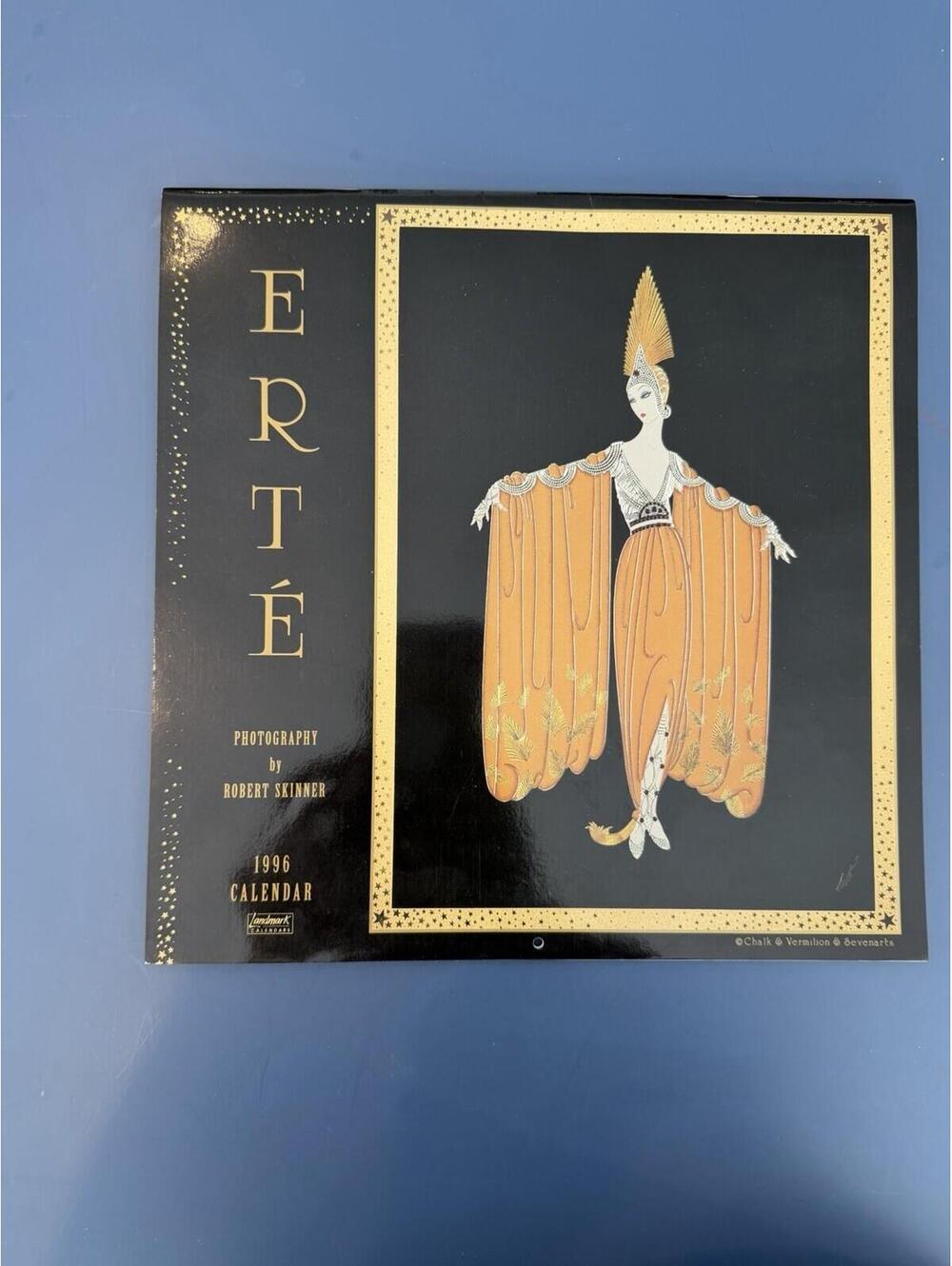 Vintage 1996 Art Deco Erte Calendar Amazing Art Rare
